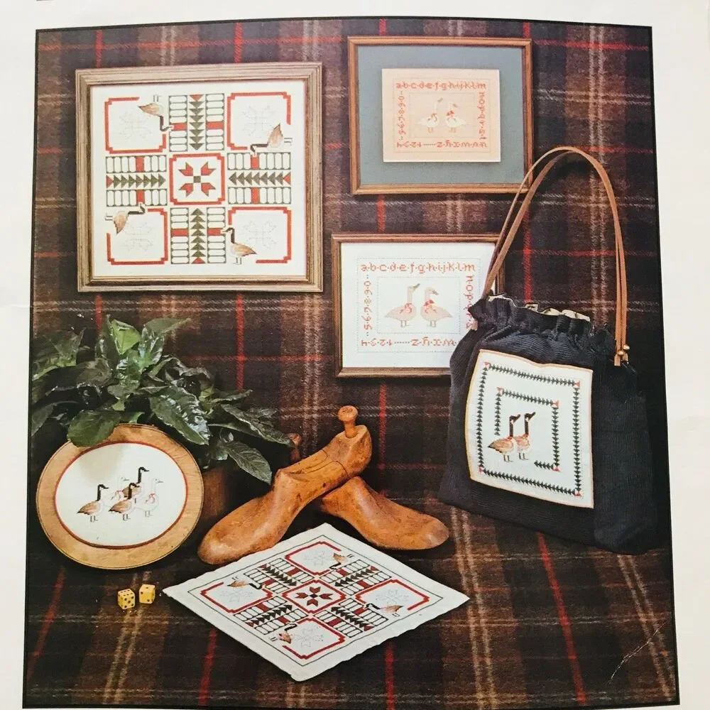 Thread Connections GALLERY OF GEESE Cross Stitch Pattern Leaflet MJ841